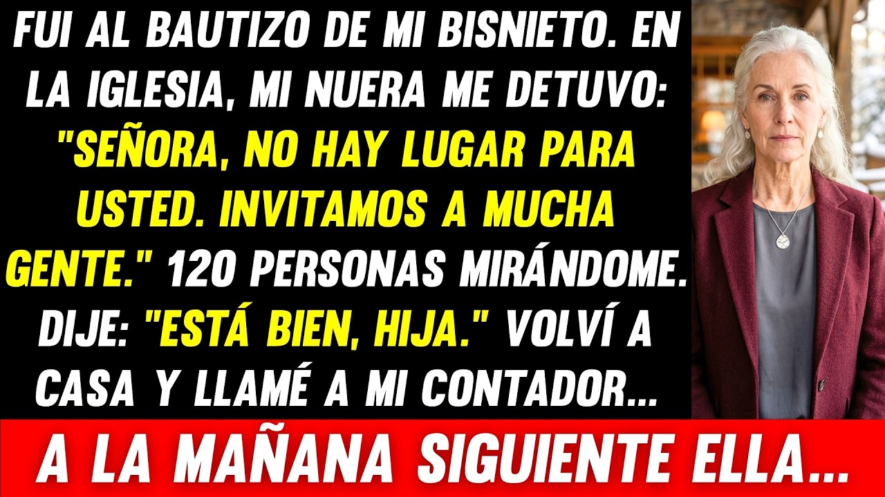 Mi Nuera Me Dejó Fuera Del Bautizo: 