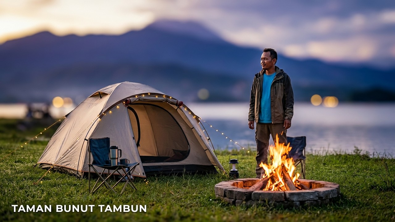 Taman Bunut Tambun Camping Ground Waduk Darma Kuningan Jabar | Explore Kuningan Trip Akhir Tahun