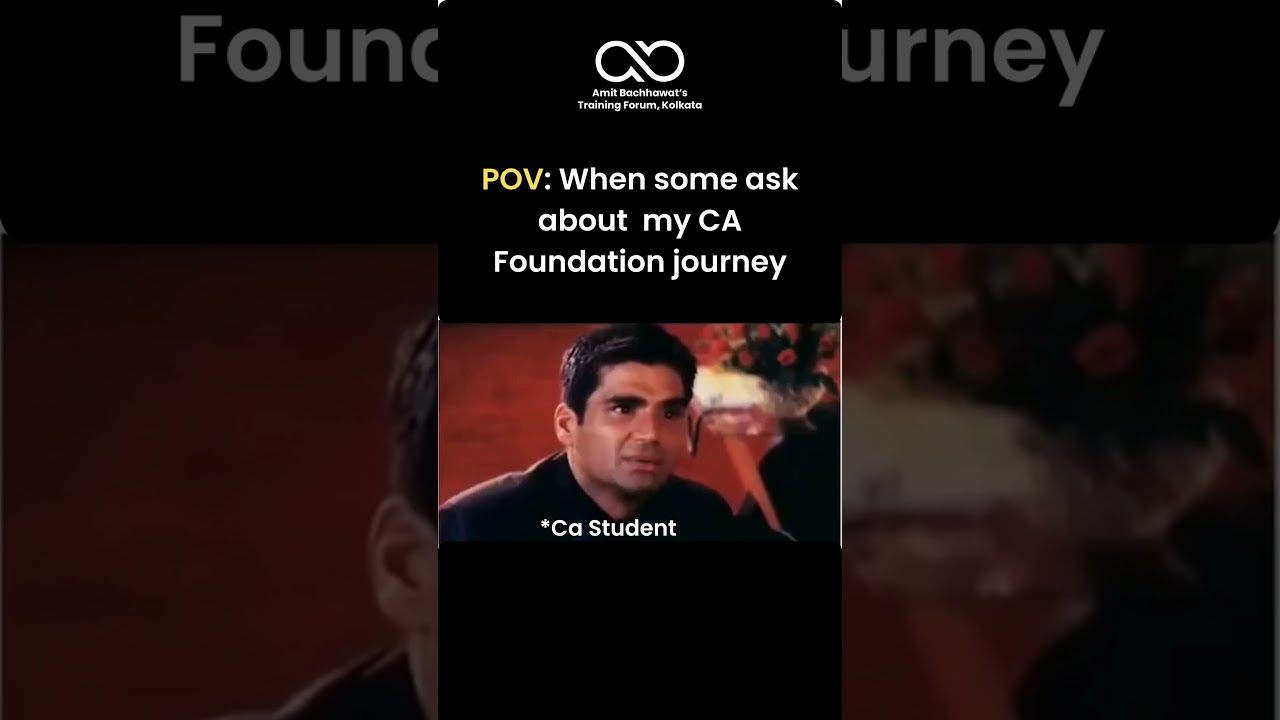 The Reality of the CA Foundation Journey | CA Amit Bachhawat | Amit Bachhawat Training Forum