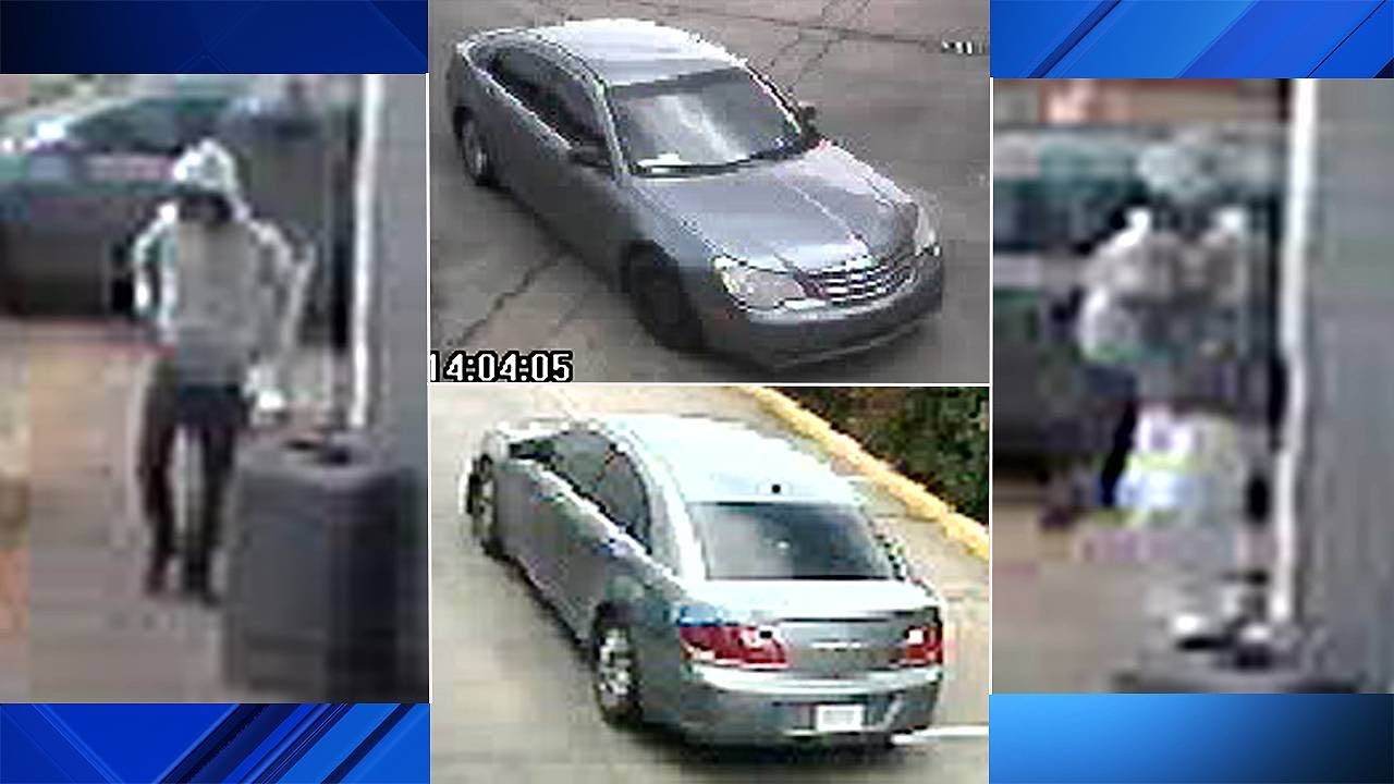 Surveillance video of suspects wanted in tire shop owner shooting