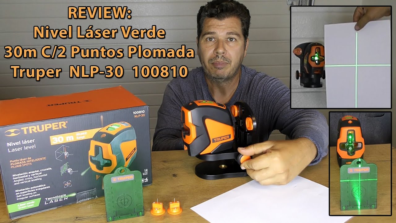 Review: Nivel Laser TRUPER NLP-30 - Consejos, tips de calibracion y prueba en campo [V-blog364]