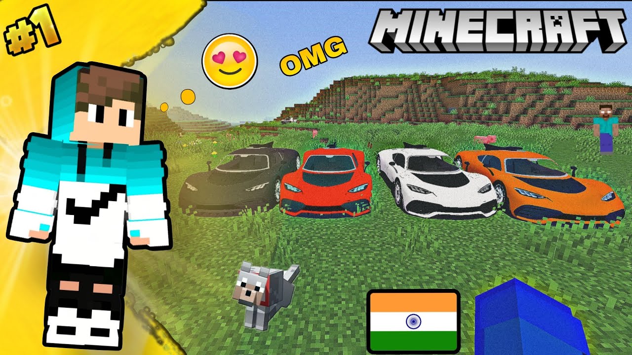 DRIVING MERCEDES CAR  IN MINECRAFT 😱🏎️ 