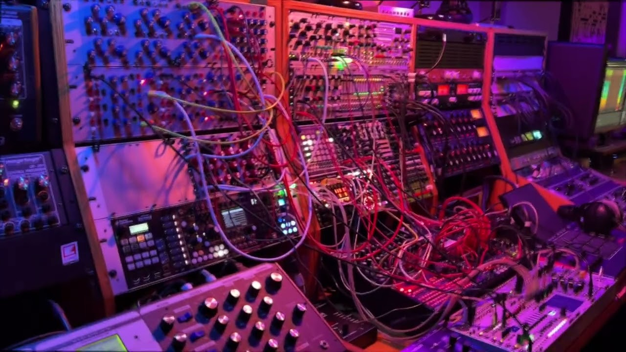 Modular modbap patch with Stolperbeats, Verbos and Tiptop Buchla