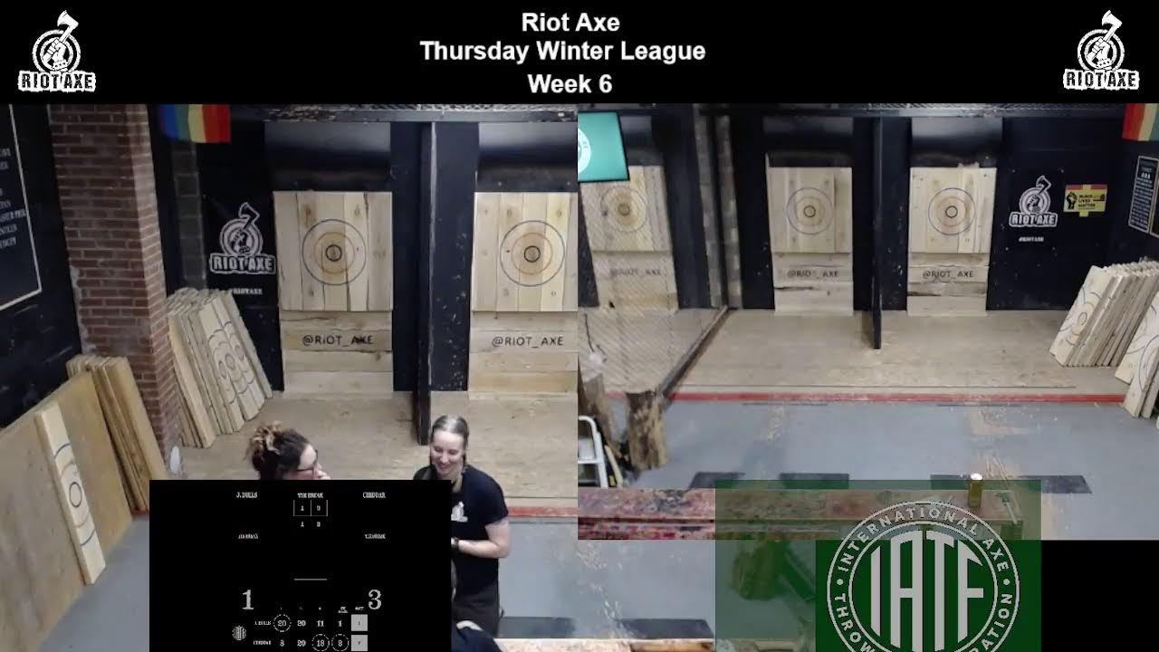 Riot Axe Thursday League Winter 2026 Week 6 | Axe Throwing
