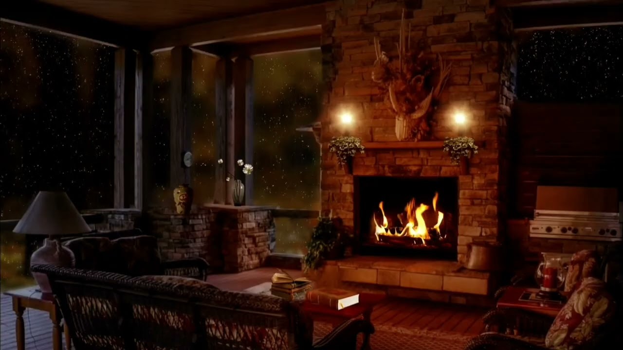 [Free]Cozy Fireplace & Lofi Hip Hop 1 hour☕️ Relaxing Beats to Sleep/Study to | Lofi mix 5