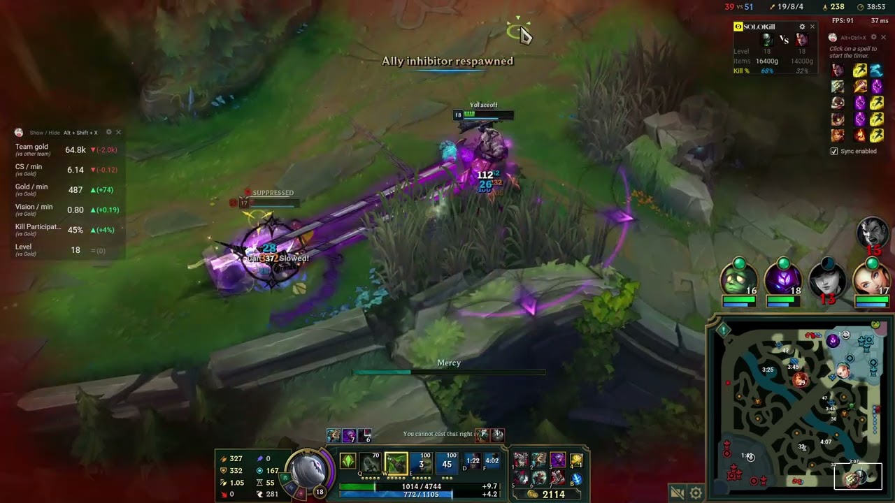 Fright Night Urgot Duels Master Yi LoL S13