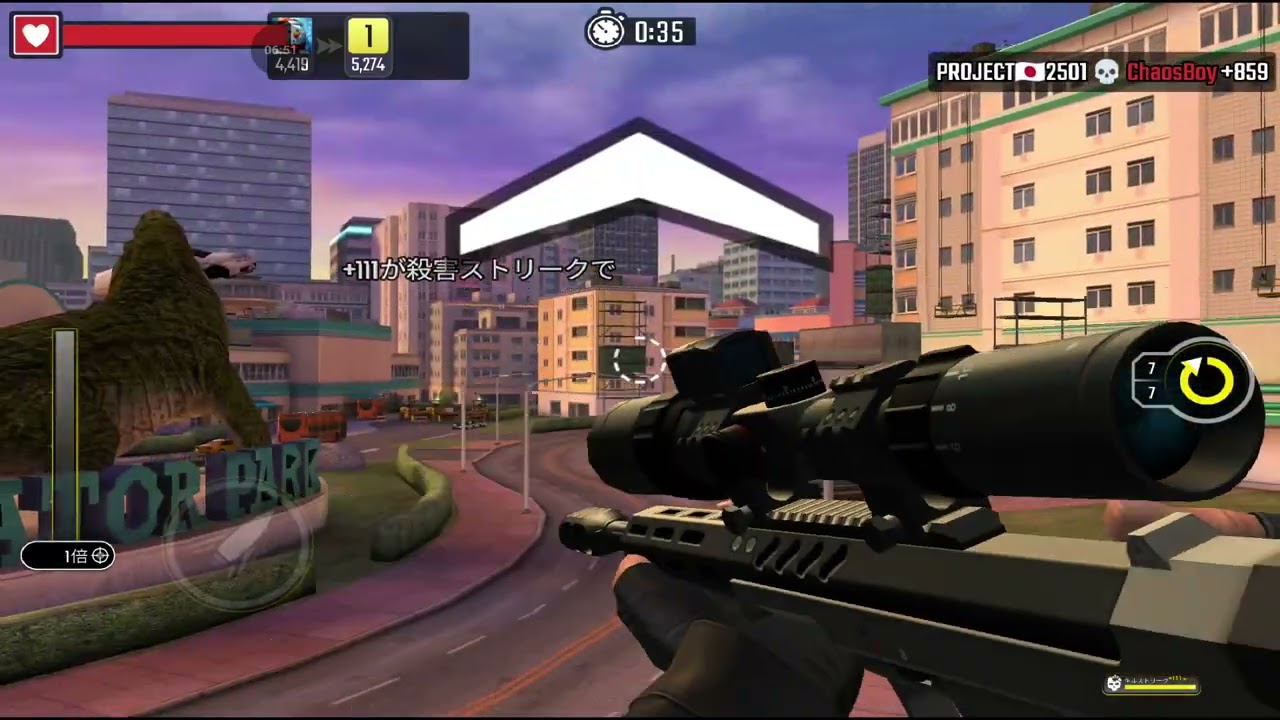 Pure Sniper #0660　２位にだいぶ 近づいたが、また離されるんだろうな。でもどこも実際にやっているのは２，３人ぐらいなんだな