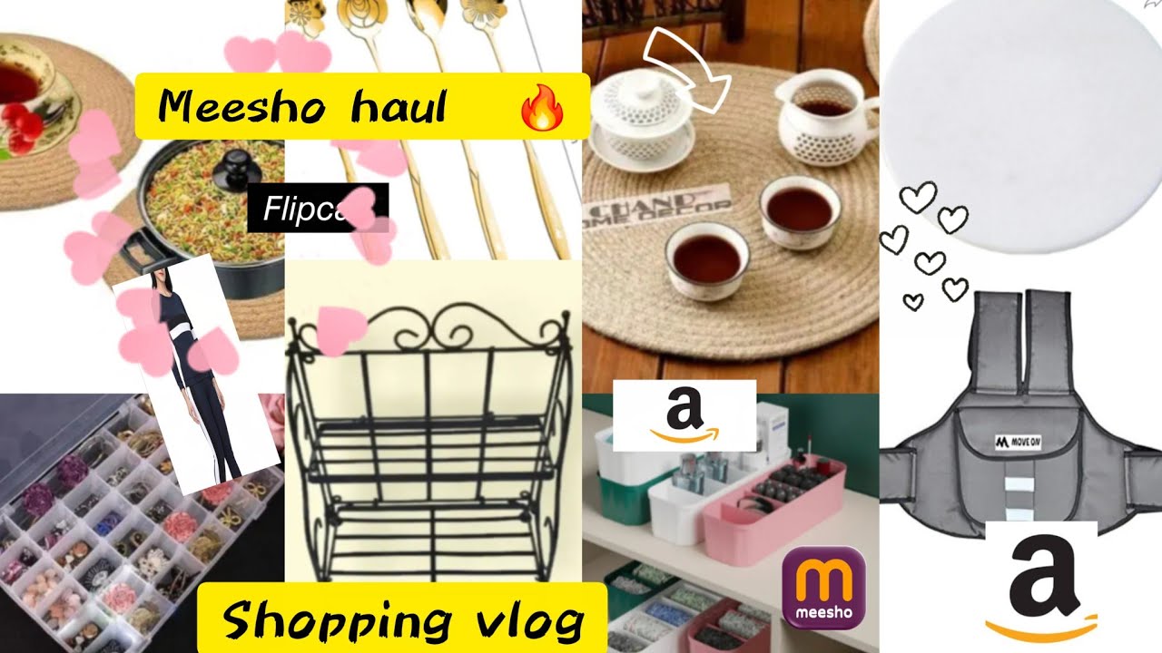 Meesho🛍️Flipcart🛒Amazon Shpping vlog👛🔪