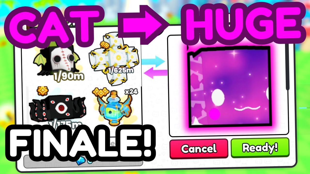 Cat to Huge FINALE - 5 Huges Value 💀 50M+ Gems Profit! (PETS GO!)