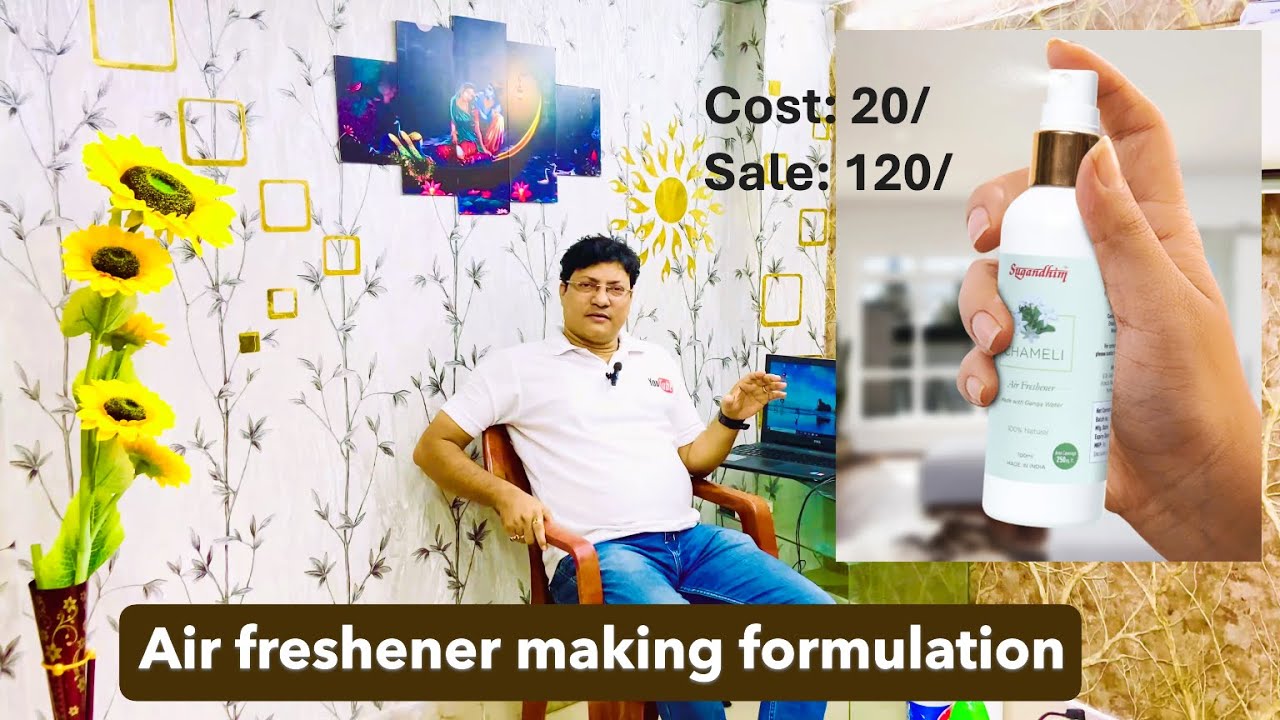 Air freshener making formulation. Air freshener making process. Air freshener making easyway.