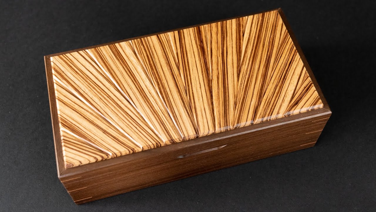 Making a Classic Jewelry Box with a Sunburst Lid