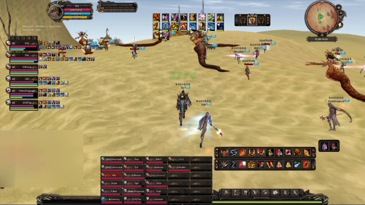 Shaiya Teos DD2 Pvp Event Zia Warrior