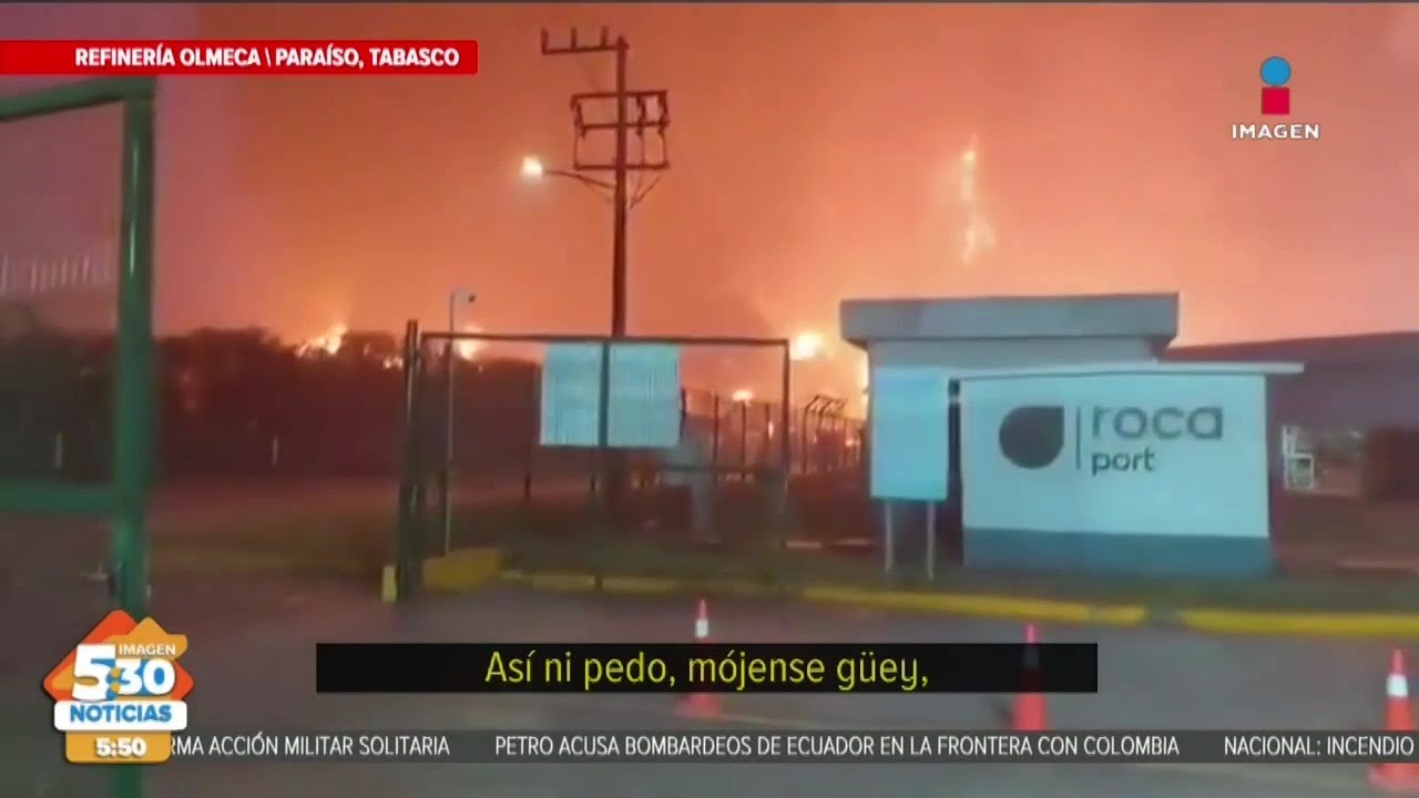 Пять человек погибли в результате пожара на нефтеперерабатывающем заводе в Ольмеке | Imagen Notic...