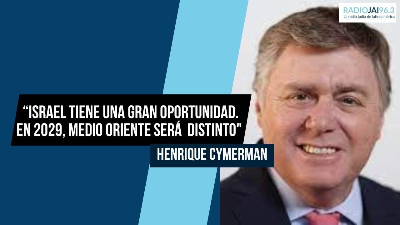 “Israel tiene una gran oportunidad. En 2029, Medio Oriente será radicalmente distinto