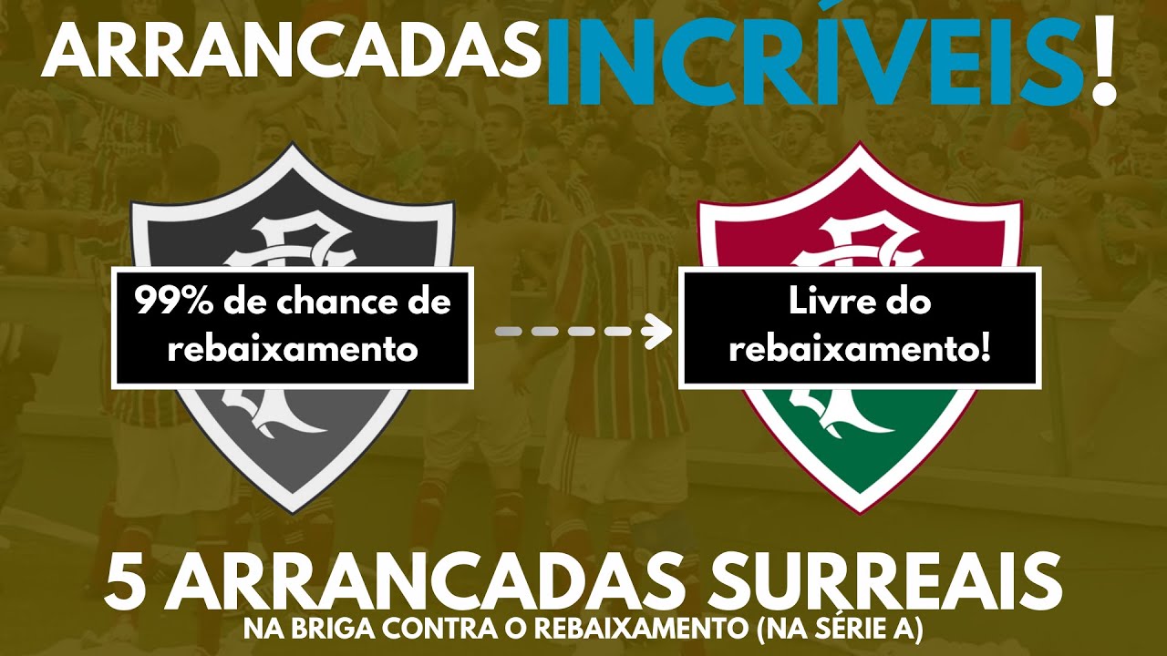 As ARRANCADAS mais SURPREENDENTES na briga contra o REBAIXAMENTO! (Série A) - Nizz Fut