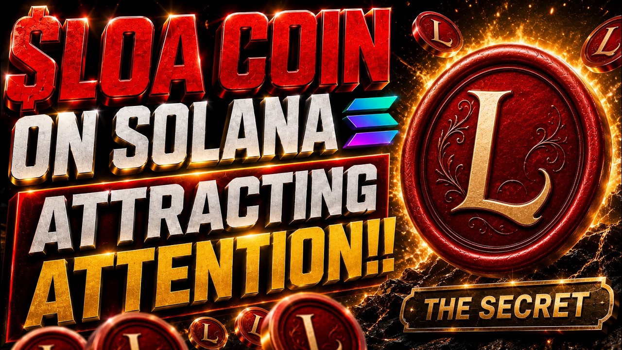 Монета $LOA на Солане привлекает огромное внимание!!! Бычий тренд!!!
