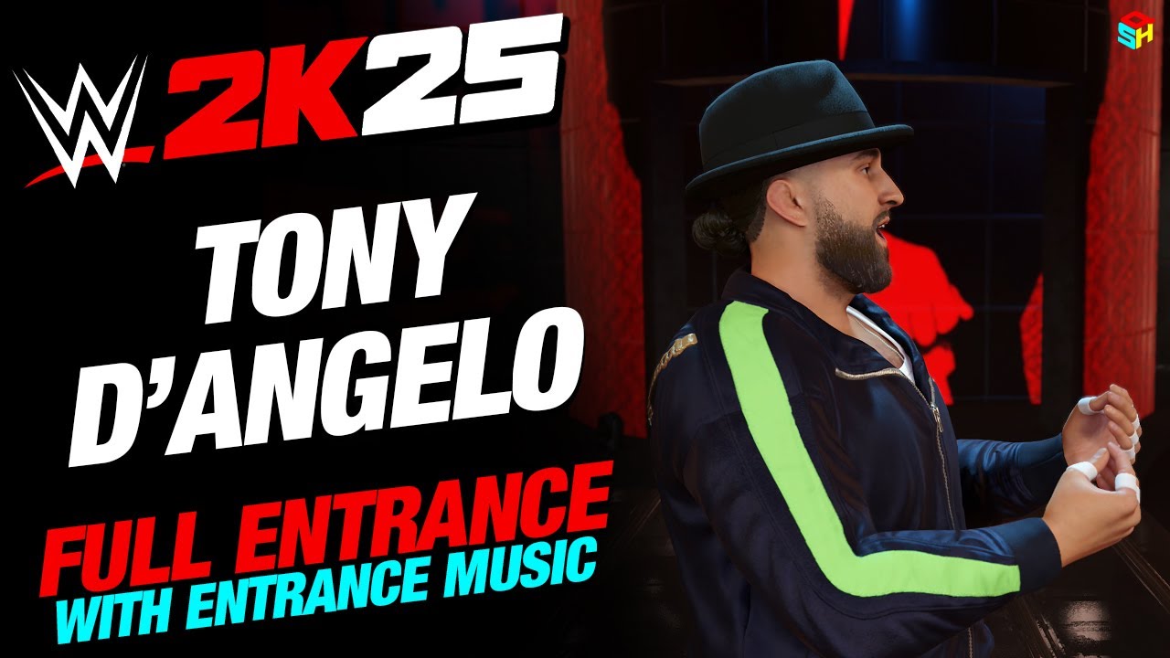 ВЫХОД ТОНИ Д'АНДЖЕЛО НА WWE 2K25 - ВЫХОД ТОНИ Д'АНДЖЕЛО НА NXT С МУЗЫКОЙ #WWE2K25