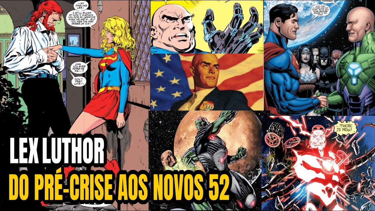 O QUE NINGU&Eacute;M TE CONTOU SOBRE O LEX LUTHOR DOS QUADRINHOS!
