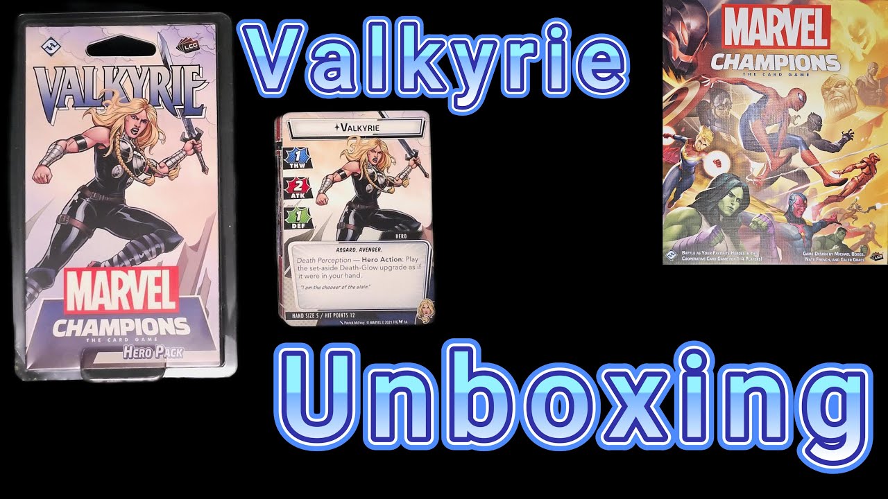 Marvel Champions:  Valkyrie Hero Pack UNBOXING! - What's Inside?