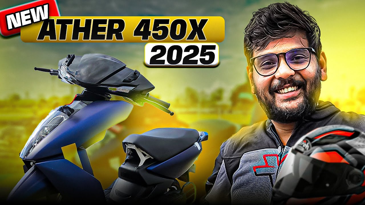 I tested The New 2025 Ather 450x - Bike of Electric Scooters
