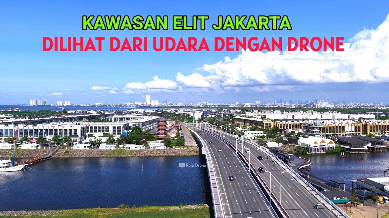 PIK 2 Jakarta Terbaru 2025 dilihat dari Udara dengan Drone