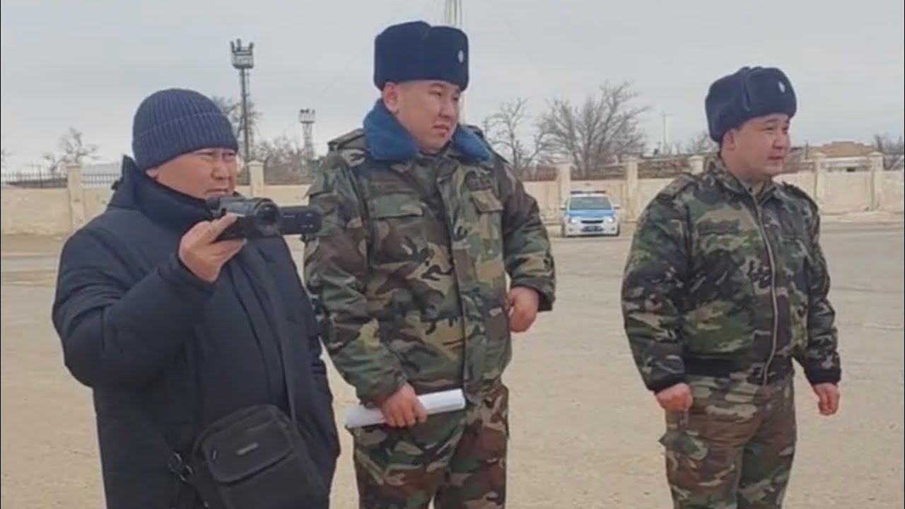 Прогоняют бастующих в Жетыбае, вся земля принадлежит олигархам Токаева. 27.01.2024.