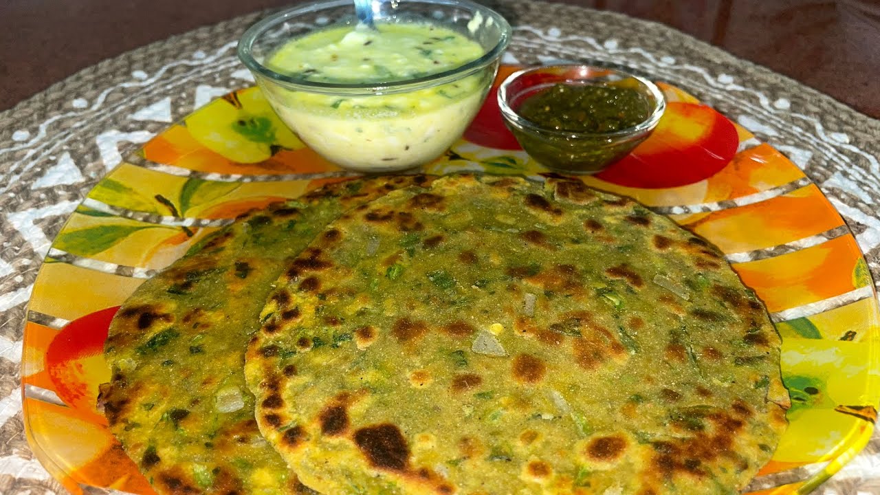 बहुत ही आसान तरीके से बनाए हरा भरा पराठा |#Rajni #home #kitchen #trending