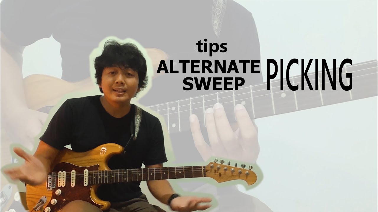Belajar Gitar - Melatih teknik Alternate Picking dan Sweep Picking