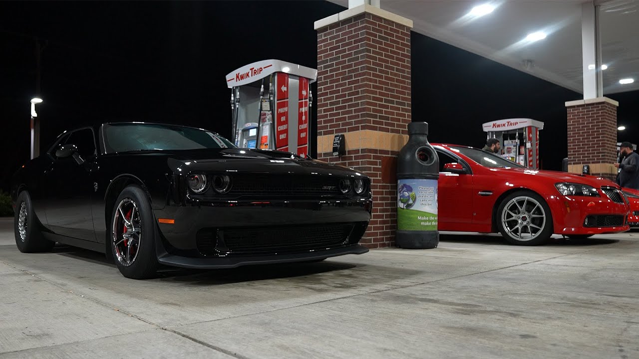 HELLCAT CALLS OUT NITROUS G8! | MKESPEED | 4K