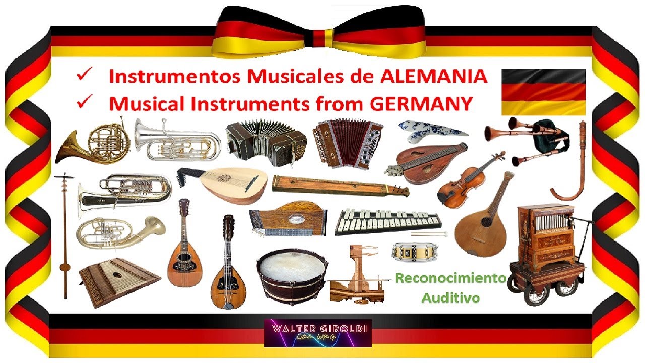 🇩🇪 Instrumentos Musicales de ALEMANIA | Musical Instruments from GERMANY.
