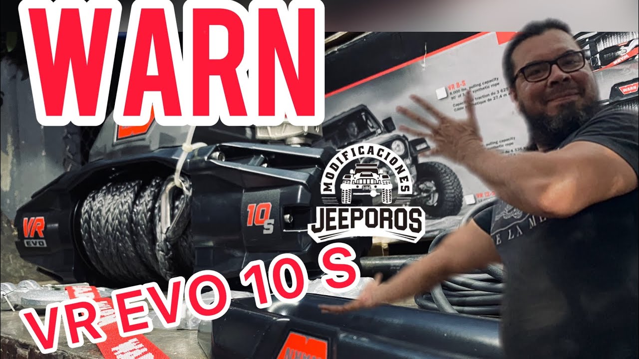 Winch Warn EVO 10 S by Jeeporos Modificaciones ✅✅✅