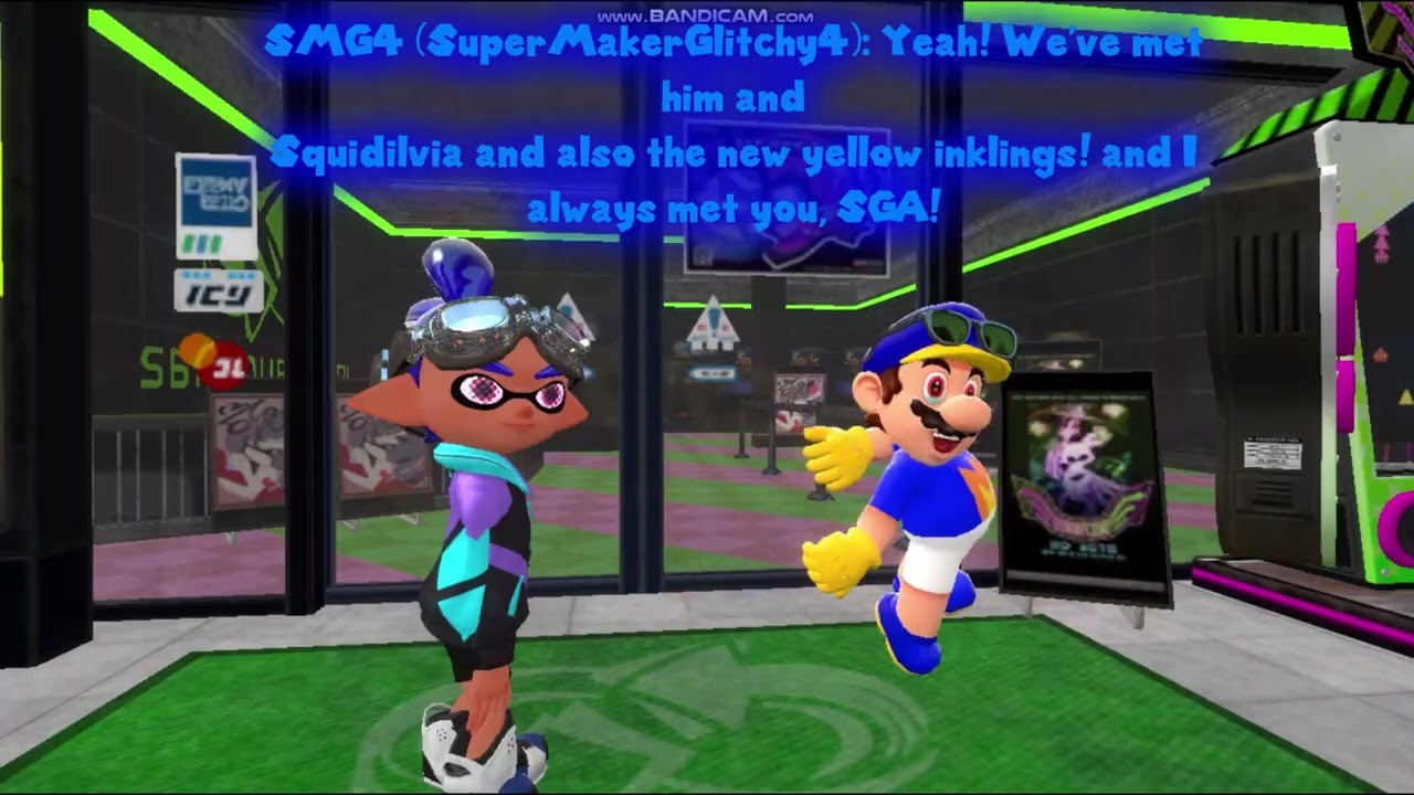 SuperMakerGlitchy4 Fanmade/Classic SMG4 Fanmade: What if Maker was in Splatoon