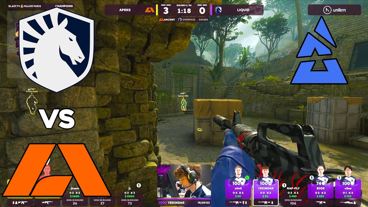 LOSER IS OUT! - Team Liquid vs Apeks - HIGHLIGHTS - Blast Paris Major 2023 (CS:GO)