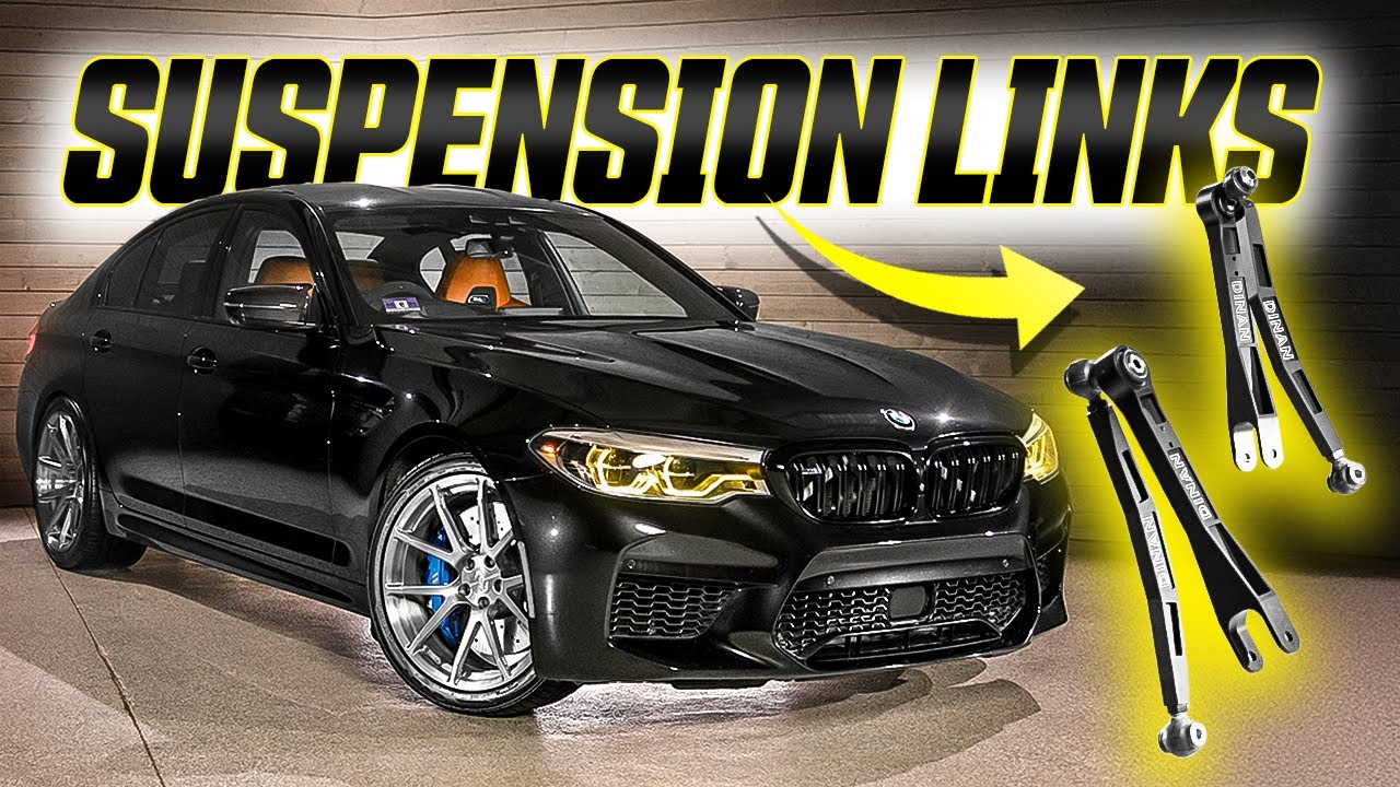 Upgrading our F90 M5 SUSPENSION with DINAN suspension links!