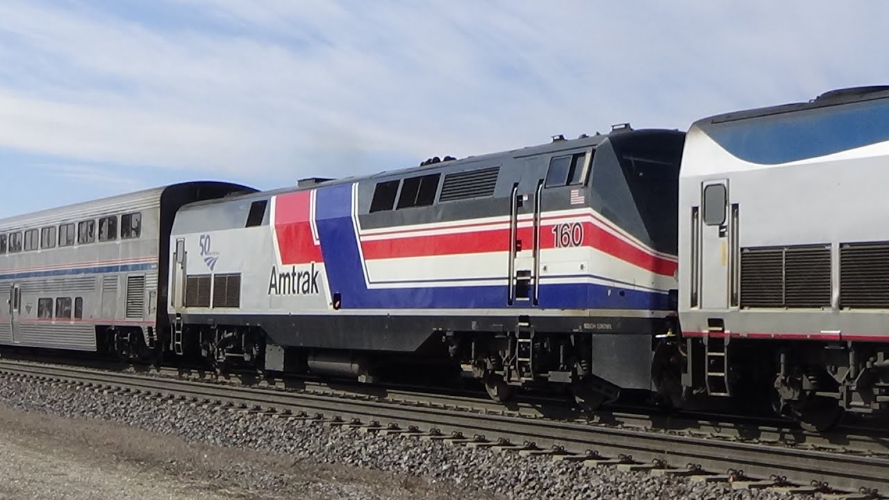 Amtrak Heritage units and 50th Anniversary plus special varnish