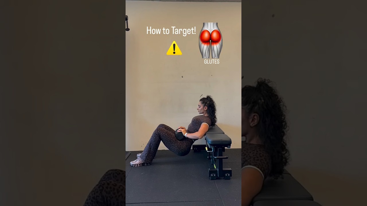 Same exercise. Different execution. Different glute stimulus. 🍑#shorts#viral#glutesworkout#subscribe