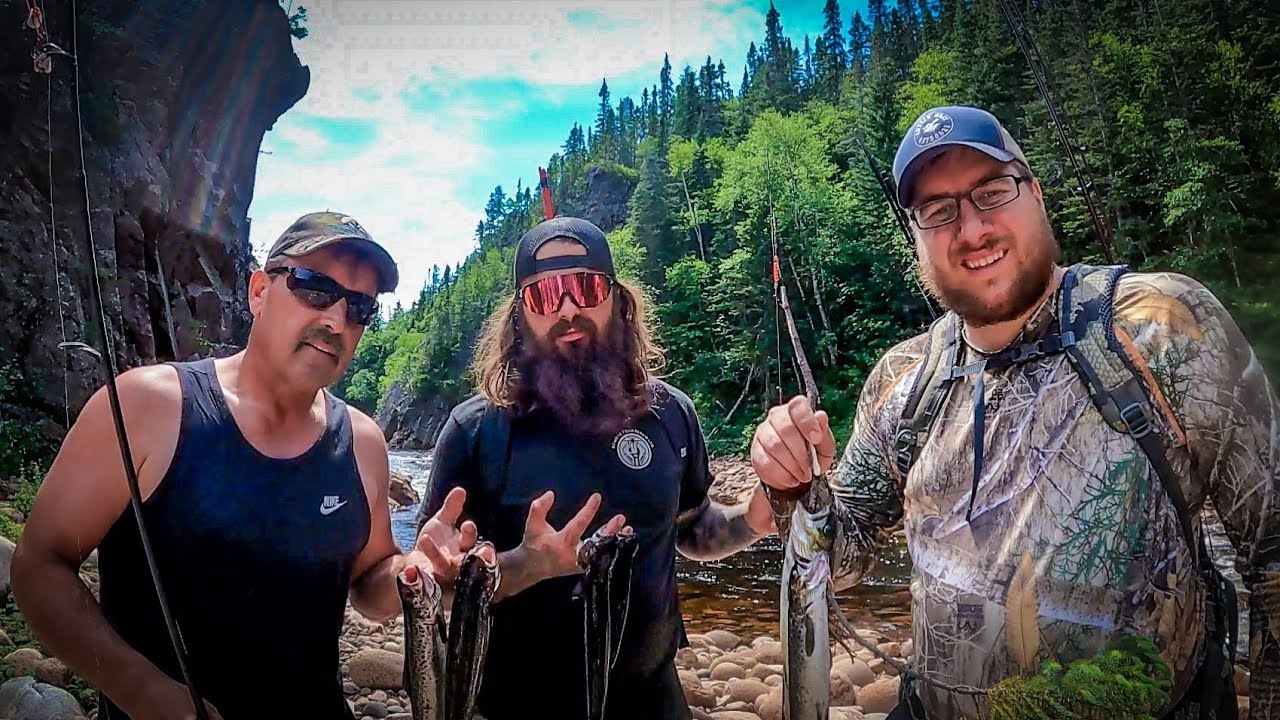 EPIC ATV Fishing Trip to RUGGED Backcountry Waterfall! (CATCH & COOK)