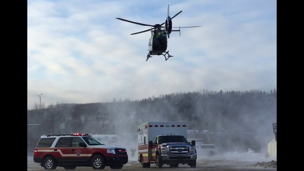 HERO1 Landing at Fire Hall 1