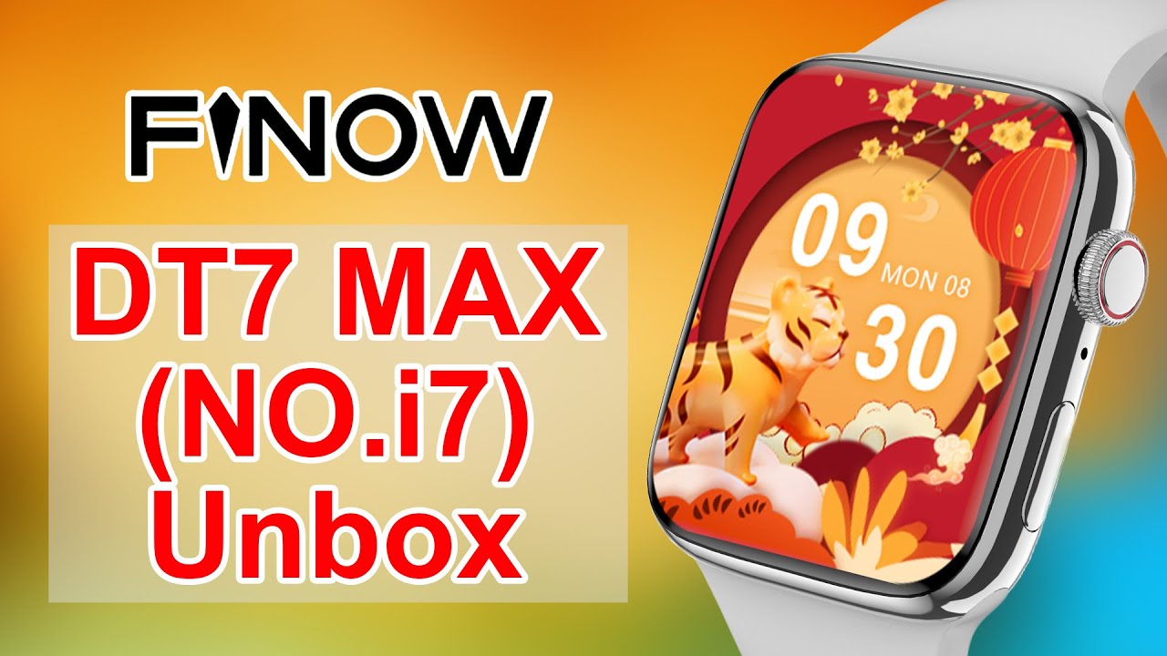 Fake apple watch series 7 / IWO DT7 Max Global Version Smartwatch Unbox / voice assistant under 2500
