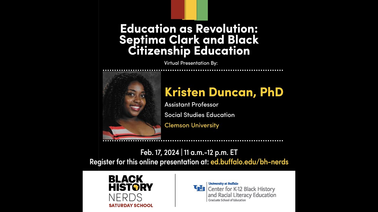 Education as Revolution: Septima Clark and Black Citizenship Education