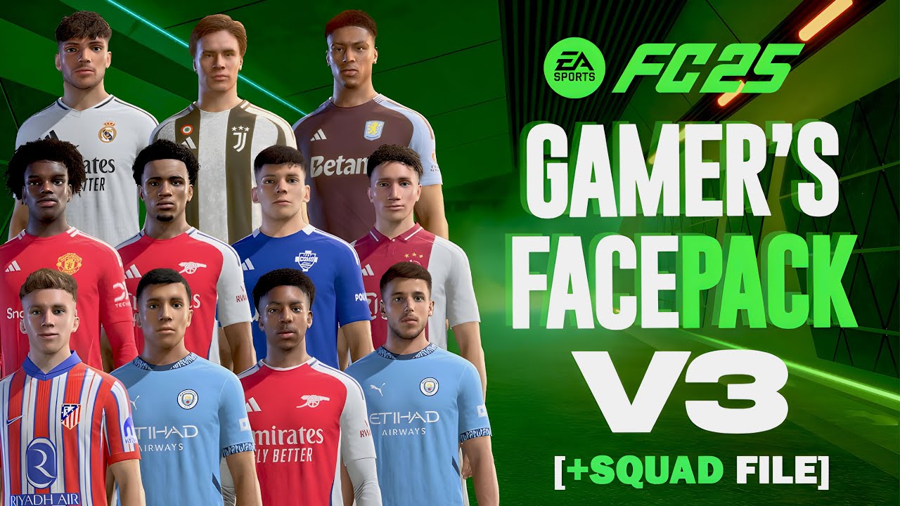 Facepack V3 By Gamer Algorithm For FC 25 (Free + Tutorial) TU18