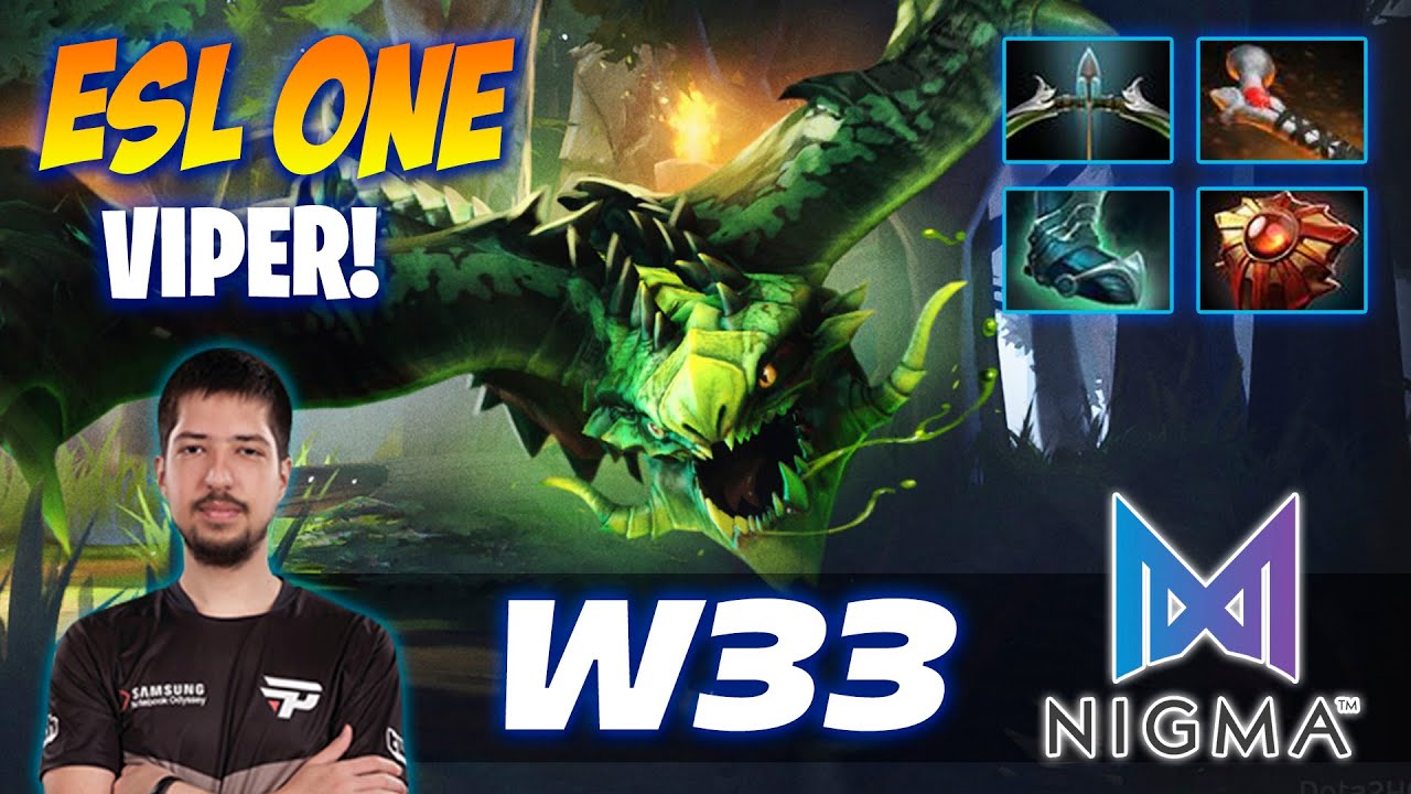 W33 VIPER - NIGMA vs WINSTRIKE - Dota 2 Pro Gameplay [Watch & Learn]