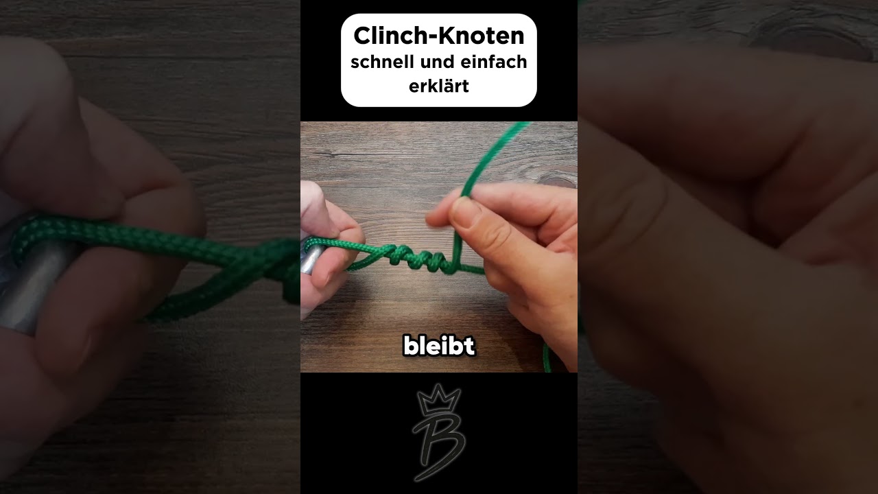 Den Clinch-Knoten MUSS jeder Angler k&ouml;nnen &ndash; und so bindest du ihn