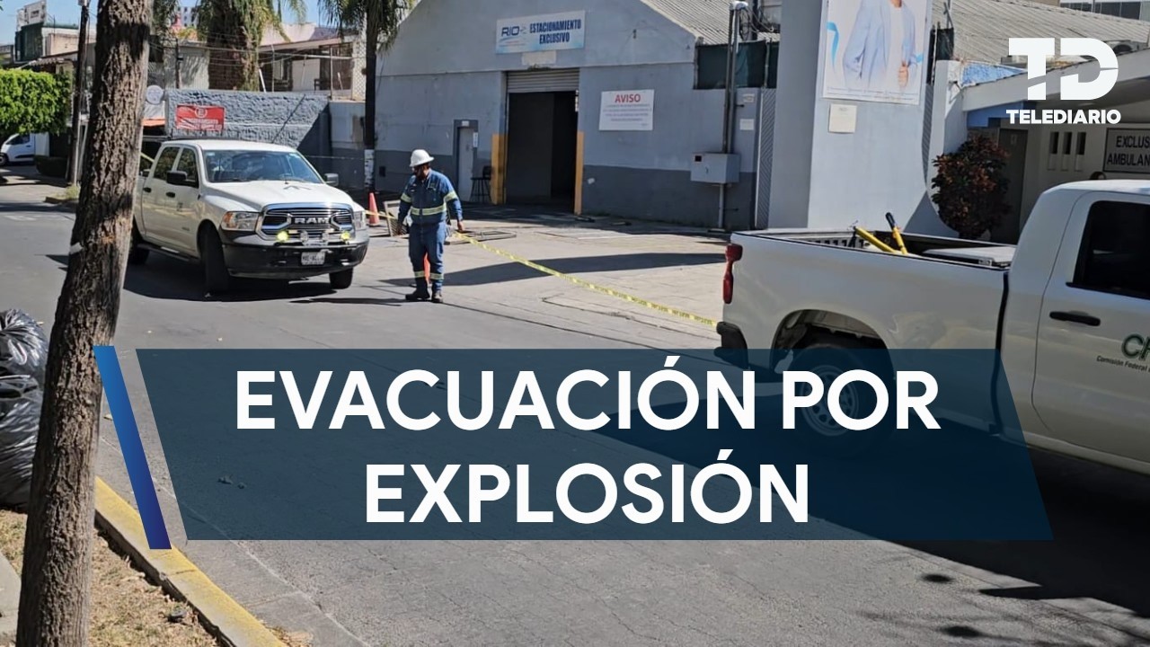 Explosión e incendio provoca evacuación de al menos 110 personas en Guadalajara