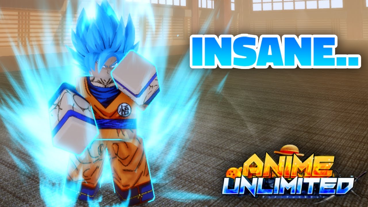 ABA DEMON tries SSB GOKU in ANIME UNLIMITED.. (ABA Killer??)