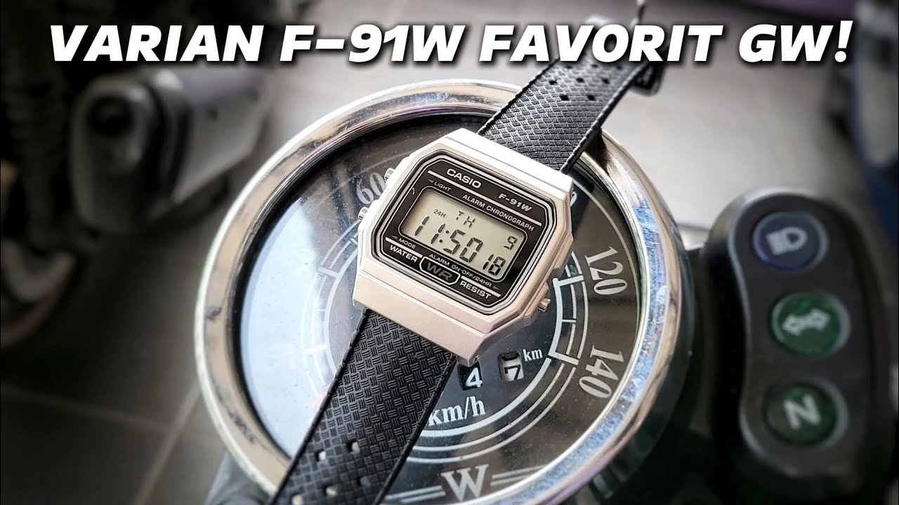 VARIAN CASIO F-91W PALING KEREN! Casio F-91WM