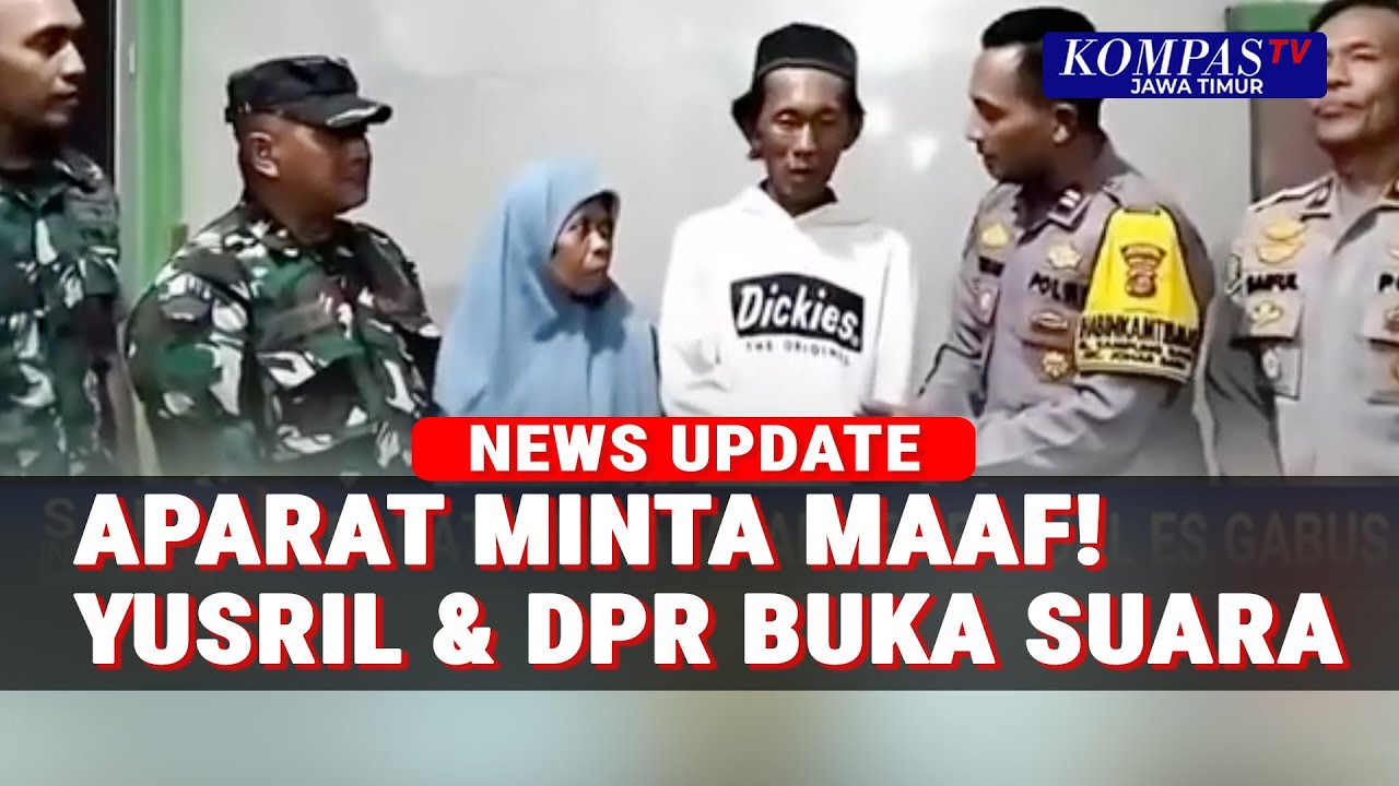 Polisi Minta Maaf ke Penjual Es Gabus Sudrajat, Yusril Ihza Mahendra dan DPR Beri Tanggapan