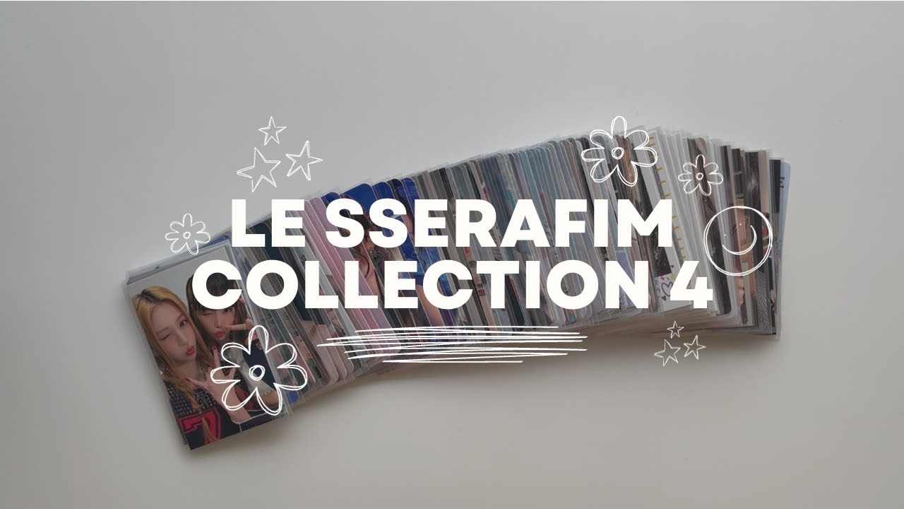LE SSERAFIM Photocard Collection 4: Completing FEARLESS + SG2023 + FEARNADA