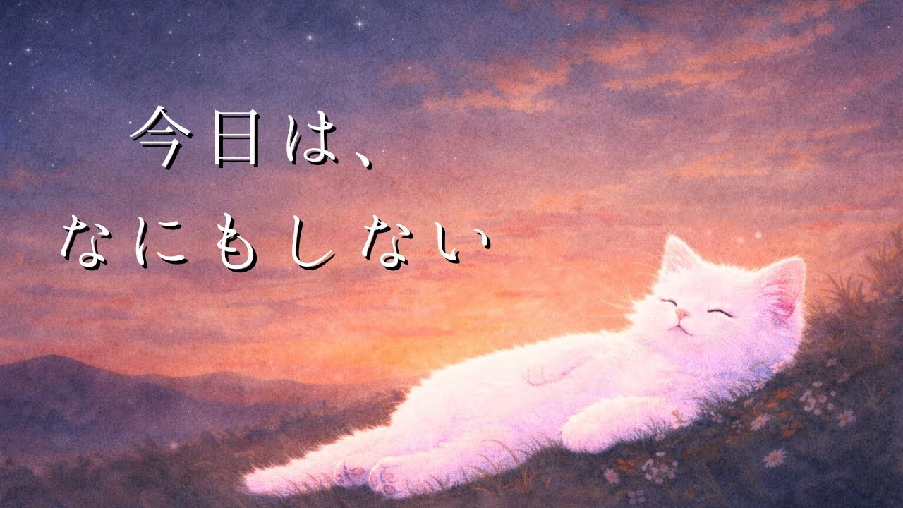 【Ambient Piano】今日は、なにもしない｜疲れた心を癒すアンビエントピアノBGM ｜ Sleep & Relax Piano｜睡眠・瞑想・勉強・作業用