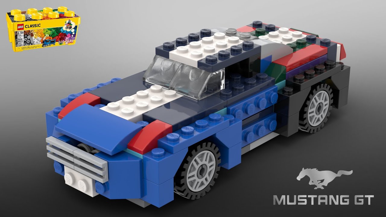 Lego Classic 10696 Ford Mustang GT Fast and Furious How to Build